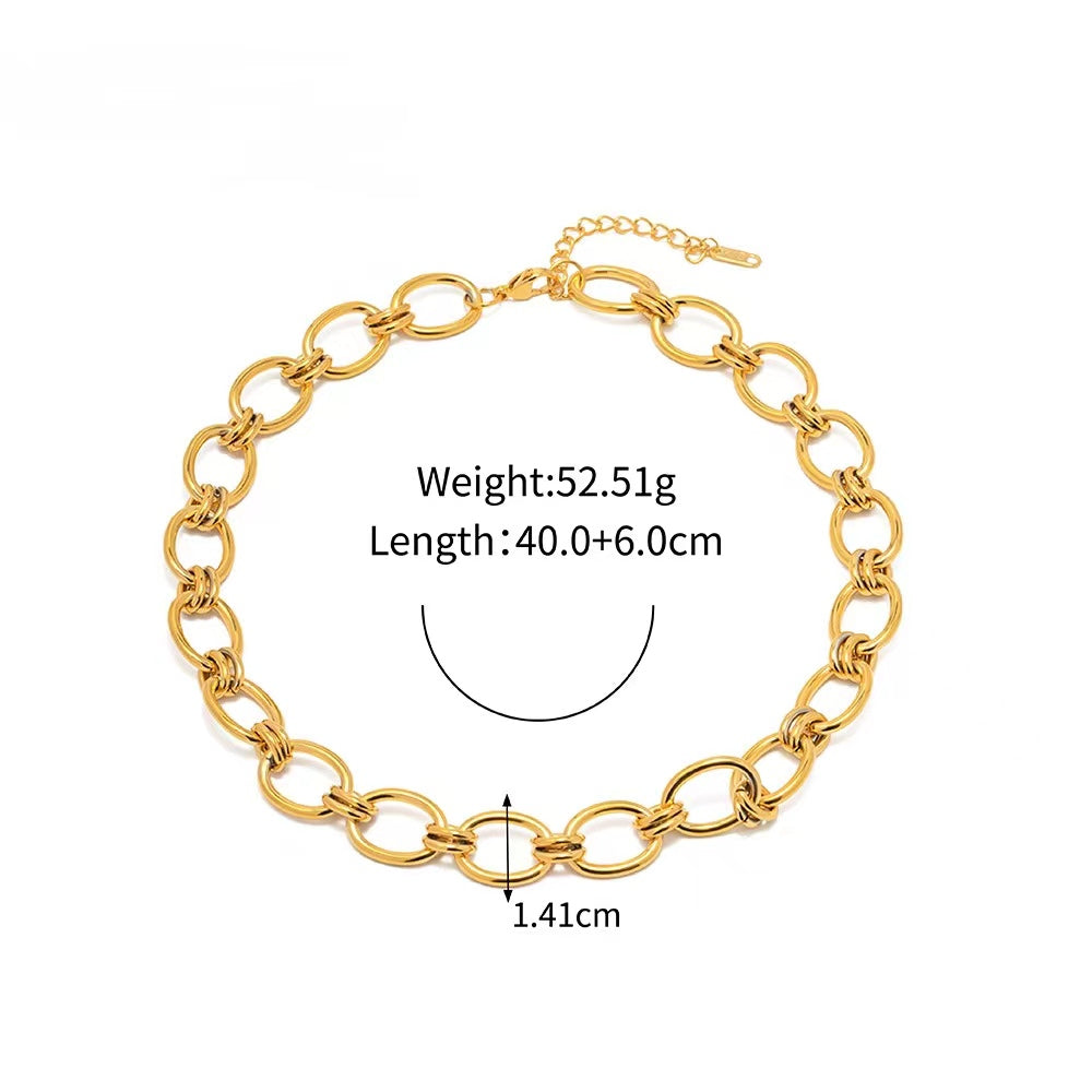 Statement Gold Bracelet