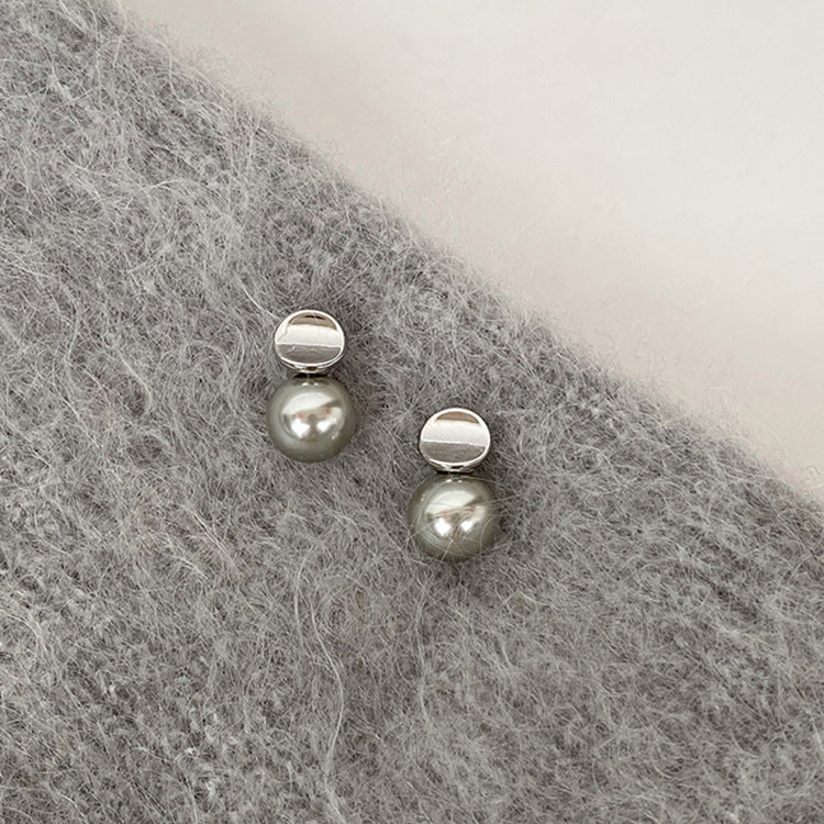 925 silver studs lPremium silver pearl stud earrings