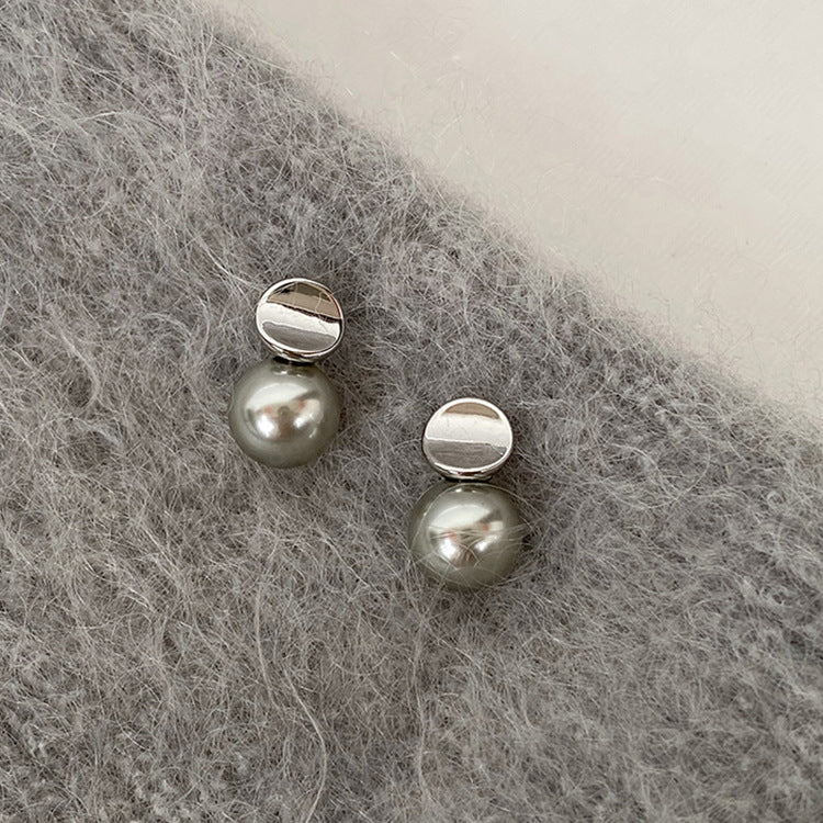 925 silver studs lPremium silver pearl stud earrings