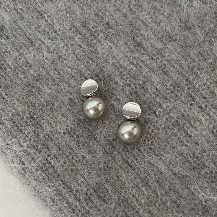 925 silver studs lPremium silver pearl stud earrings