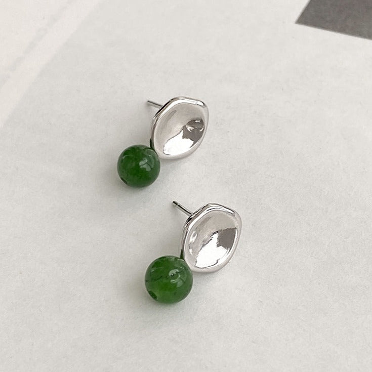 New Chinese Style Green Earrings