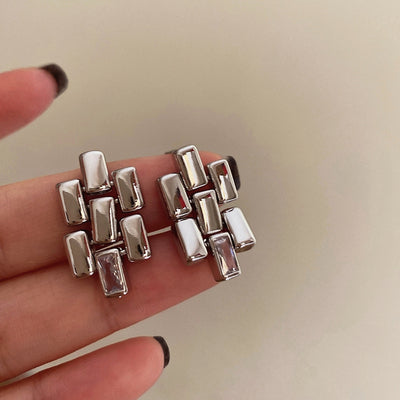 Fashionable Retro Geometric Earrings