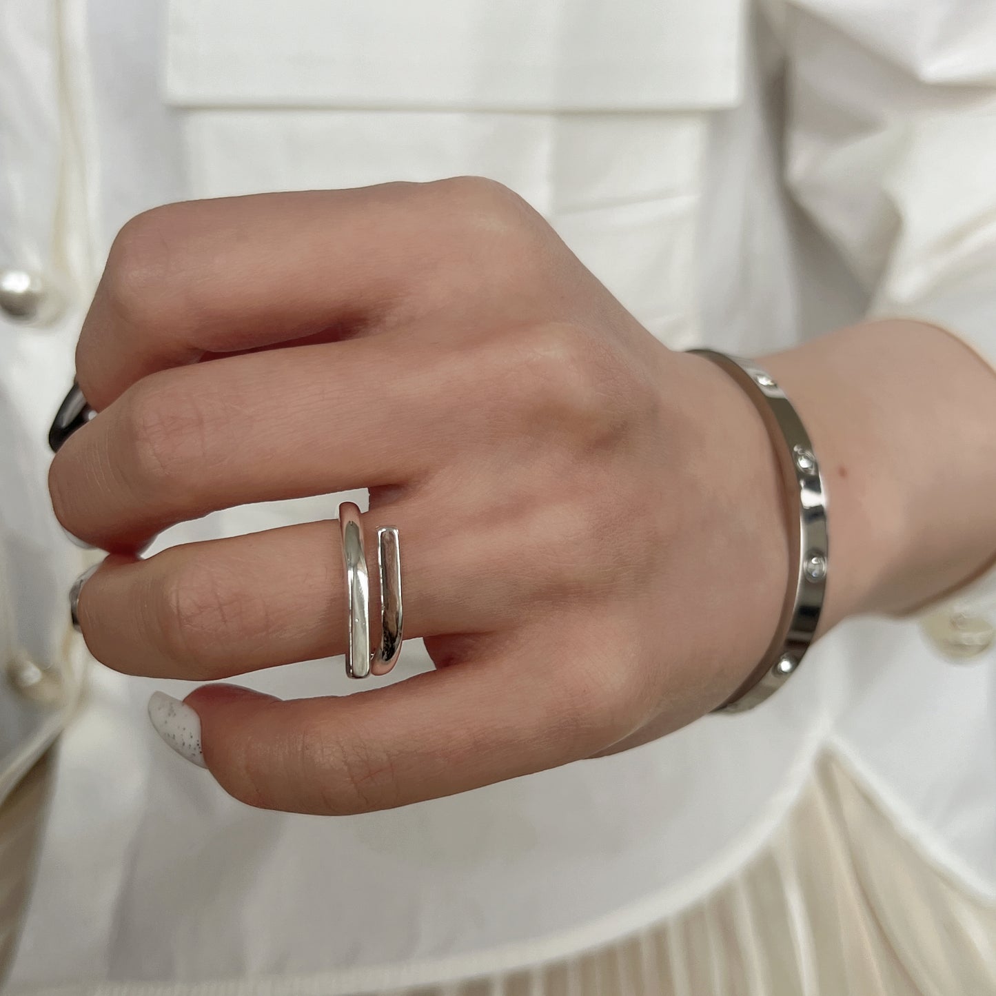 Sleek Open Ring