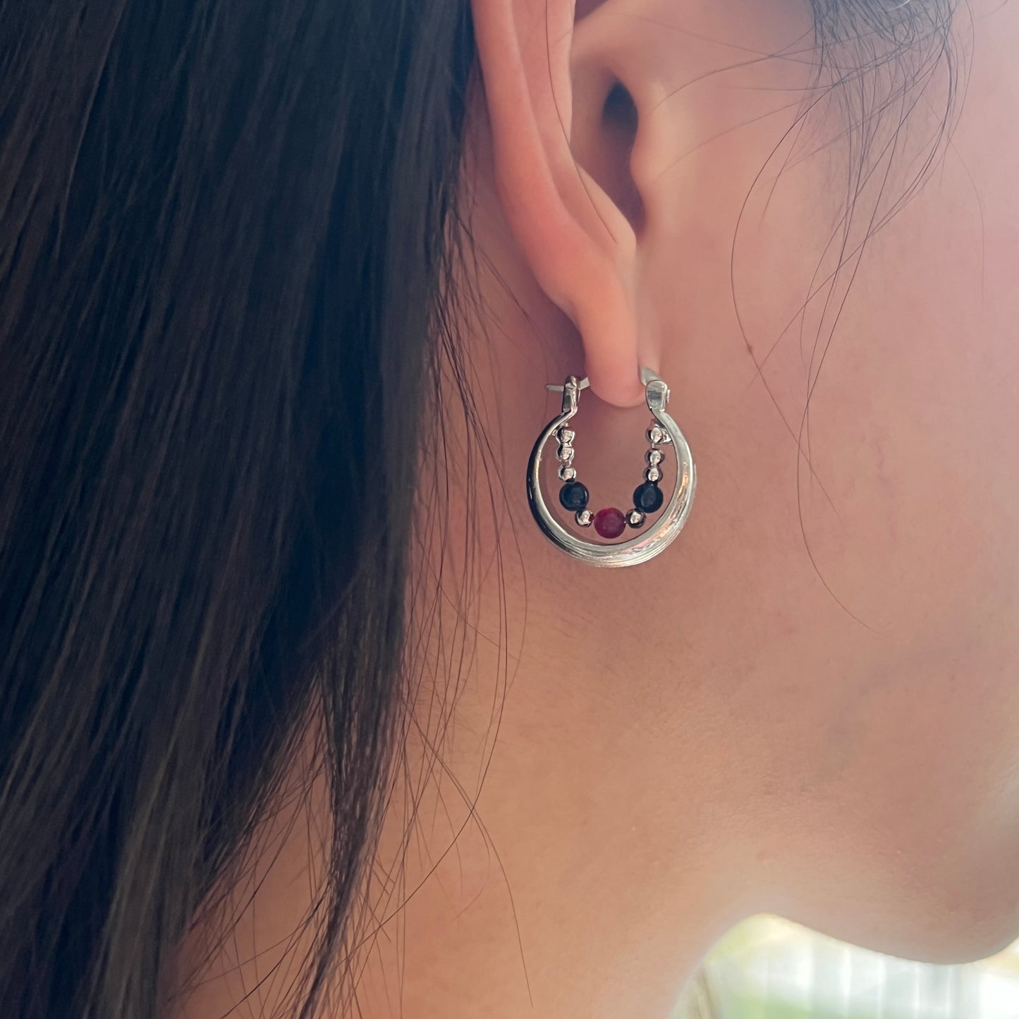 Unique Multicolor Beaded Earrings